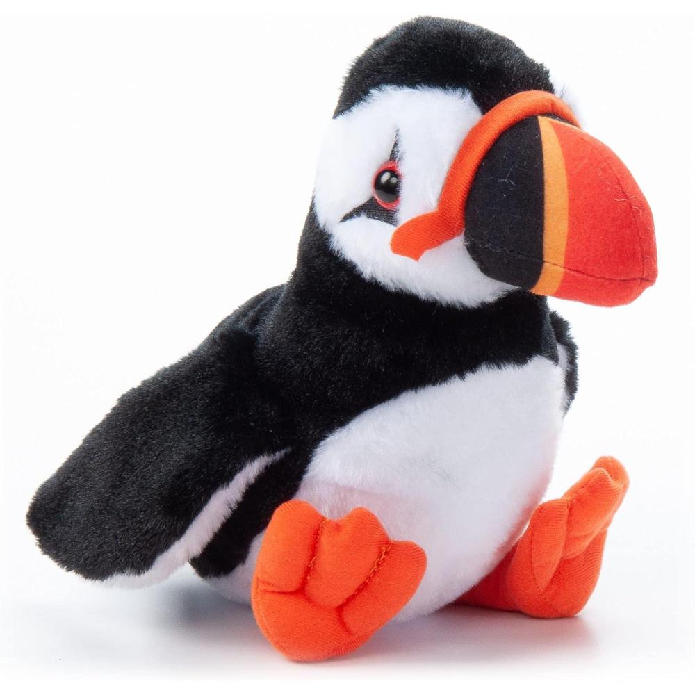 image:imageThe Petting Zoo Puffin Stuffed Animal Plushie Gifts for Kids Wild Onez Sealife Animals Puffin Plush Toy 9 InchesSmall