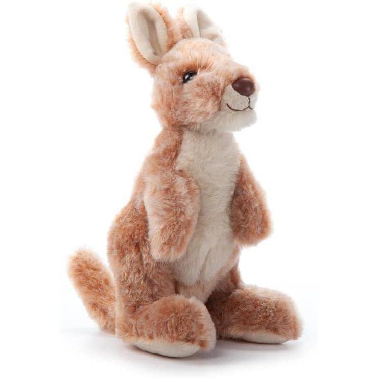 image:imageThe Petting Zoo Red Kangaroo Plushie Stuffed Animal Gifts for Kids Wild Onez Wildlife Animals Kangaroo Plush Toy 9 inches