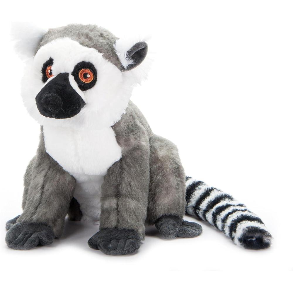 image:imageThe Petting Zoo RingTailed Lemur Stuffed Animal Plushie Gifts for Kids Earth Keeperz Wildlife Animals Zoologee RingTailed Lemur Plush Toy 12 inches