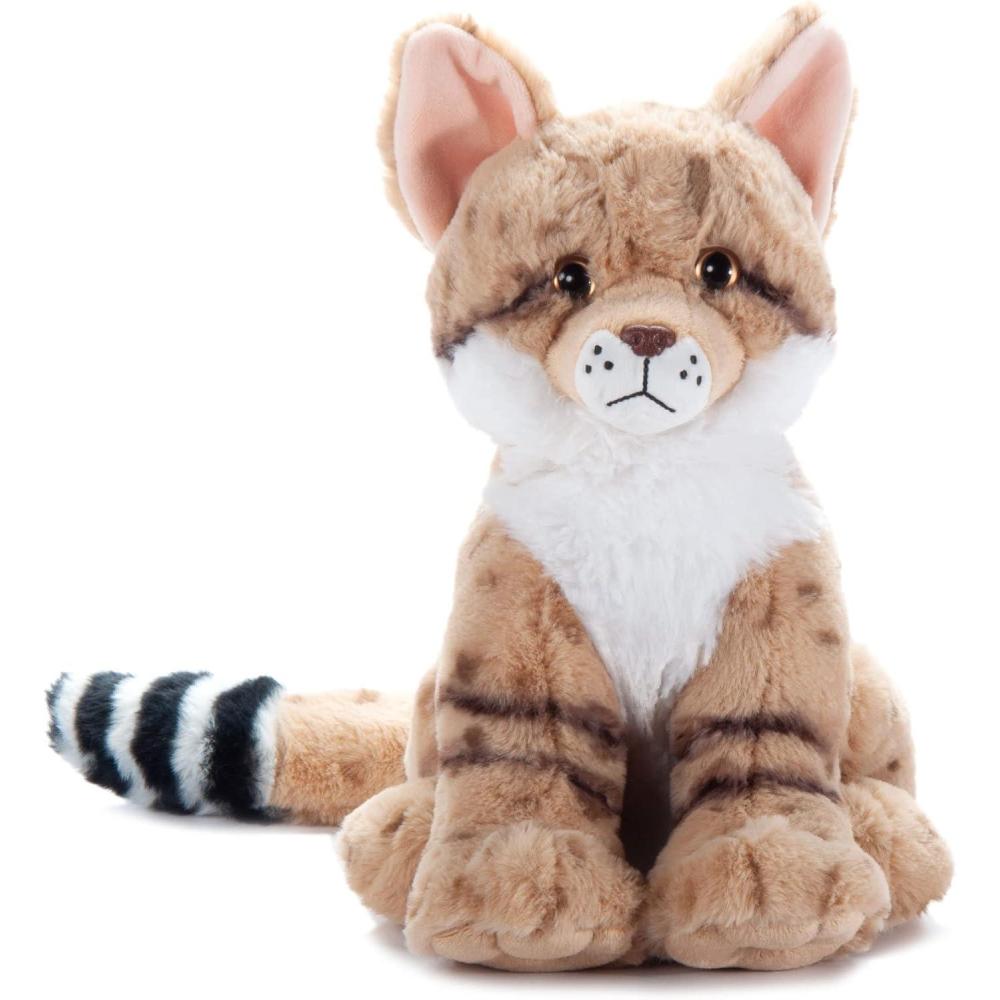 image:imageThe Petting Zoo Sand Cat Plushie Stuffed Animal Gifts for Kids Wild Onez Wildlife Animals Cat Plush Toy 12 inches