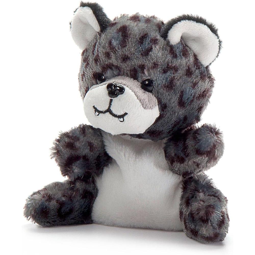 image:imageThe Petting Zoo Snow Leopard Stuffed Animal Plushie Gifts for Kids Nuggetz Wildlife Animals Leopard Plush Toy 6 inches