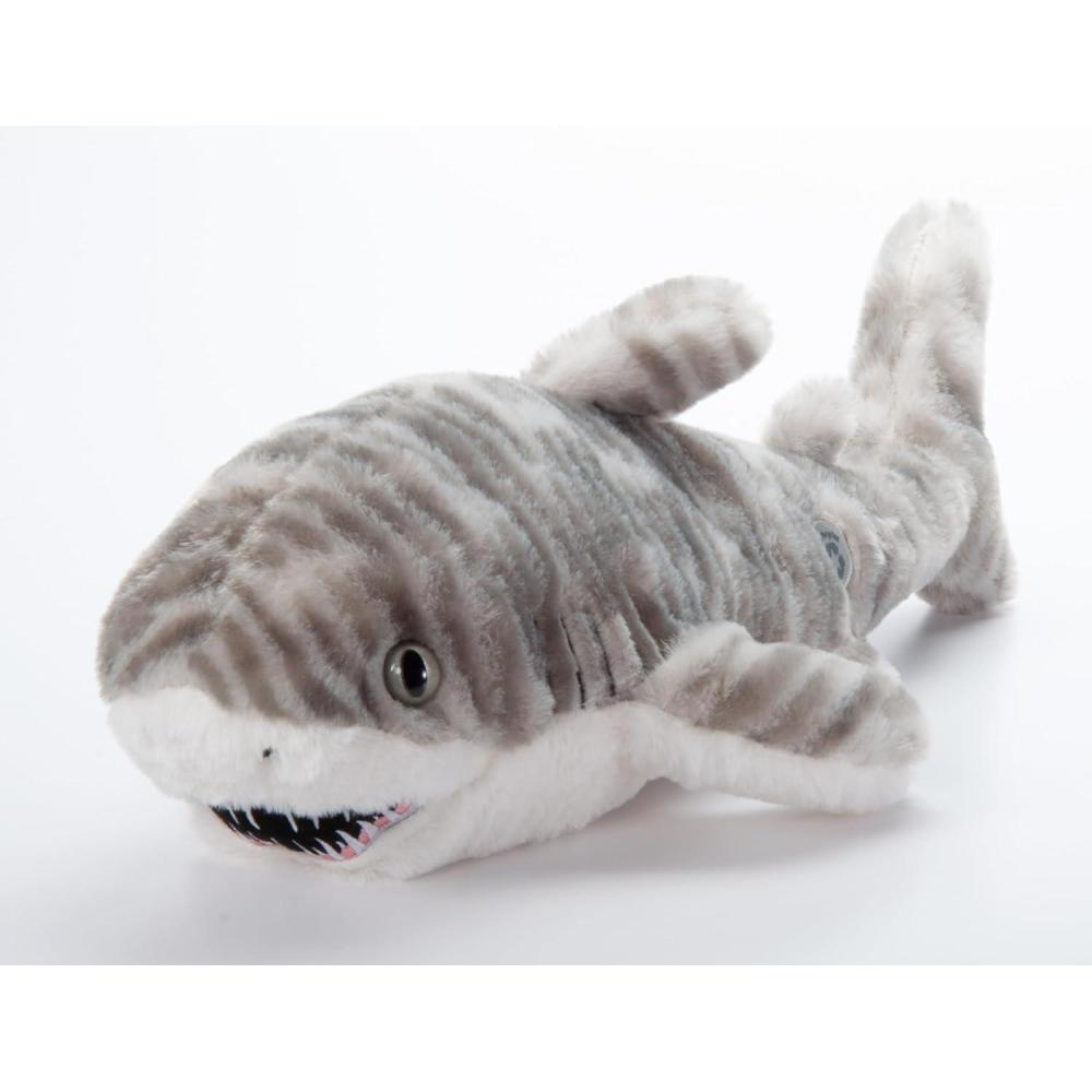 image:imageThe Petting Zoo Tiger Shark Stuffed Animal Plushie Gifts for Kids Wild Onez Ocean Animals Shark Plush Toy 20 inches