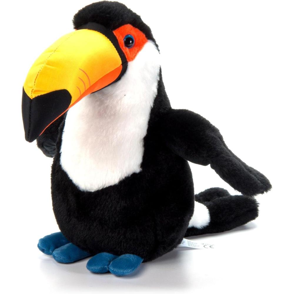 image:imageThe Petting Zoo Toucan Stuffed Animal Plushie Gifts for Kids Wild Onez Wildlife Animals Bird Plush Toy 12 inches