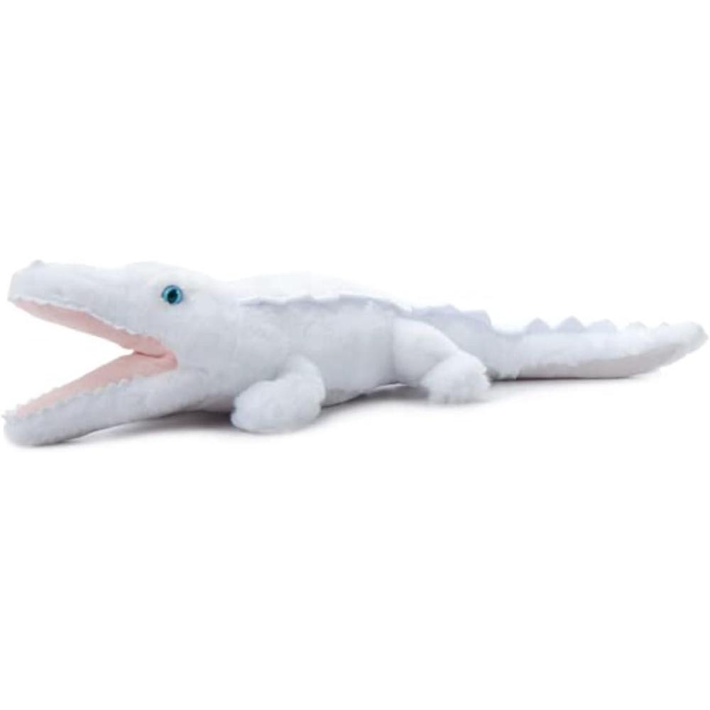 image:imageThe Petting Zoo White Alligator amp Blue Eyes Stuffed Animal Plushie Gifts for Kids Wild Onez Zoo Animals Alligator Plush Toy 16 Inches