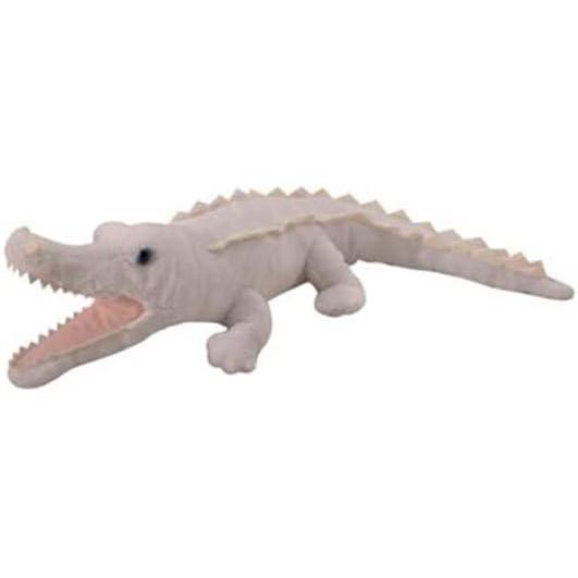 image:imageThe Petting Zoo White Alligator amp Blue Eyes Stuffed Animal Plushie Gifts for Kids Wild Onez Zoo Animals Alligator Plush Toy 34 Inches