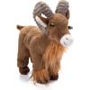 The Petting Zoo Aoudad Sheep Stuffed Animal Plushie, Gifts for Kids, Wild Onez Wildlife Animals, Sheep Plush Toy, 12 inches