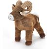 The Petting Zoo Big Horn Sheep Stuffed Animal Plushie, Gifts for Kids, Wild Onez Zoo Animals, Sheep Plush Toy, 12 inches