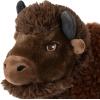 The Petting Zoo Bison Stuffed Animal Plushie, Gifts for Kids, Earth Keeperz Wildlife Animals, Zoologee Brown Bison Plush Toy, 14 inches