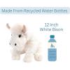 The Petting Zoo Bison Stuffed Animal Plushie, Gifts for Kids, Wild Onez Wildlife Animals, White Bison Plush Toy, 12 inches(Medium)