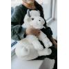 The Petting Zoo Bison Stuffed Animal Plushie, Gifts for Kids, Wild Onez Wildlife Animals, White Bison Plush Toy, 12 inches(Medium)