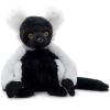 The Petting Zoo Black Ruffed Lemur Stuffed Animal Plushie, Gifts for Kids, Wild Onez Zoo Animals, Lemur Plush Toy 12 inches