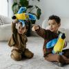 The Petting Zoo Blue Macaw Stuffed Animal Plushie, Gifts for Kids, Wild Onez Wildlife Animals, Parrot Plush Toy 9 inches