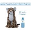 The Petting Zoo Cheetah Stuffed Animal Plushie, Gifts for Kids, Wild Onez Wildlife Animals, Jumbo Cheetah Plush Toy 20 inches