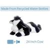 The Petting Zoo Cow Stuffed Animal Plushie, Gifts for Kids, Wild Onez Wildlife Animals, Cow Plush Toy, 24 inches