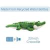 The Petting Zoo Crocodile Stuffed Animal Plushie, Gifts for Kids, Wild Onez Wildlife Animals, Crocodile Plush Toy 23 inches