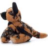 The Petting Zoo Floppy African Wild Dog Stuffed Animal Plushie, Gifts for Kids, Wild Onez Wildlife Animals, Dog Plush Toy, 9 inches