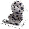 The Petting Zoo Harbor Seal Gray Stuffed Animal Plushie, Gifts for Kids, Nuggetz Animals, Seal Plush Toy, 6 inches