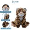 The Petting Zoo Jaguar Stuffed Animal, Gifts for Kids, Wild Onez Zoo Animals, Jaguar Plush Toy 9 inches(Small)