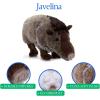 The Petting Zoo Javelina Stuffed Animal Plushie, Gifts for Kids, Wild Onez Wildlife Animals, Javelina Plush Toy 12 inches
