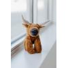 The Petting Zoo Longhorn Stuffed Animal Plushie, Gifts for Kids, Wild Onez Wildlife Animals, Longhorn Plush Toy 9 inches