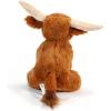 The Petting Zoo Longhorn Stuffed Animal Plushie, Gifts for Kids, Wild Onez Wildlife Animals, Longhorn Plush Toy 9 inches