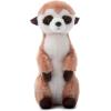The Petting Zoo Meerkat Stuffed Animal, Gifts for Kids, Wild Onez Zoo Animals, Meerkat Plush Toy 12 inches
