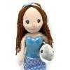 The Petting Zoo Mermaid Doll with Dolphin Stuffed Animal- Great Gifts for Girls, Mermaid Plush Doll with Dolphin Plush Toy, 17 inch (Red Hair)