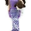 The Petting Zoo Mermaid Doll with Sea Otter Stuffed Animal- Great Gifts for Girls, Mermaid Plush Doll with Sea Otter Plush Toy, 17 inch (Brunette)