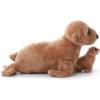 The Petting Zoo Mom and Baby Sea Lion Stuffed Animal, Gifts for Kids, Pocketz Ocean Animals, Sea Lion Plush Toy 14 inches