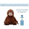 The Petting Zoo Orangutan Stuffed Animal Plushie, Gifts for Kids, Wild Onez Zoo Animals, Orangutan Plush Toy 12 inches
