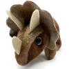 The Petting Zoo, Paleontologist Plush Doll with Triceratops Stuffed Animal, Gifts for Girls, Soft Doll with Dinosaur Plush Toy, 16 inch (African American)