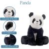 The Petting Zoo Panda Stuffed Animal, Gifts for Kids, Wild Onez Zoo Animals, Panda Plush Toy 12 inches