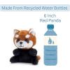 The Petting Zoo Red Panda Stuffed Animal Plushie, Gifts for Kids, Nuggetz Wildlife Animals, Red Panda Plush Toy, 6 inches