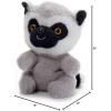 The Petting Zoo Ring Tailed Lemur Stuffed Animal Plushie, Gifts for Kids, Nuggetz Wildlife Animals, Lemur Plush Toy, 6 inches