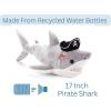 The Petting Zoo Shark Stuffed Animal Plushie, Gifts for Kids, Pirate Animals, Pirate Shark Plush Toy 17 inches