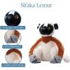 The Petting Zoo Sifaka Lemur Stuffed Animal Plushie, Gifts for Kids, Wild Onez Zoo Animals, Lemur Plush Toy 12 inches