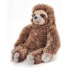The Petting Zoo Sloth Stuffed Animal Plushie, Gifts for Kids, Wild Onez Wildlife Animals, Brown Zoologee Sloth Plush Toy 12 inches
