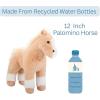 The Petting Zoo Standing Palamino Horse Stuffed Animal Plushie, Gifts for Kids, Wild Onez Barnyard Animals, Palamino Horse Plush Toy, 12 inches