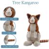 The Petting Zoo Tree Kangaroo Stuffed Animal Plushie, Gifts for Kids, Wild Onez Zoo Animals, Tree Kangaroo Plush Toy 12 inches