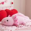 The Petting Zoo Valentine Axolotl Stuffed Animal Plushie, Gifts for Kids, Pink Salamander Plush Toy, 20 inches
