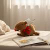 The Petting Zoo Valentine Carl Capybara Stuffed Animal Plushie, Gifts for Kids, Brown Capybara Plush Toy, 10 inches