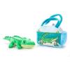 The Petting Zoo Alligator Stuffed Animal Plushie and Purse Set, Gifts for Kids, Wildlife Animal Toy, Green Alligator Plush Toy and Purse Pet Carrier