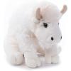 The Petting Zoo Bison Stuffed Animal Plushie, Gifts for Kids, Wild Onez Wildlife Animals, White Bison Plush Toy, 12 inches(Medium)