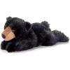 The Petting Zoo Black Bear Stuffed Animal Plushie, Gifts for Kids, Wildlife Animals, Floppy Black Bear Plush Toy, 18 inches