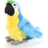 The Petting Zoo Blue Macaw Stuffed Animal Plushie, Gifts for Kids, Wild Onez Wildlife Animals, Parrot Plush Toy 9 inches