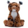 The Petting Zoo Bobcat Stuffed Animal Plushie, Gifts for Kids, Wild Onez Babiez Zoo Animals, Bobcat Plush Toy 6 inches(6 in)