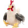 The Petting Zoo Chicken Stuffed Animal Plushie, Gifts for Kids, Wild Onez Barnyard Animals, White Chicken Plush Toy, 12 inches