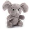 The Petting Zoo Elephant Stuffed Animal Plushie, Gifts for Kids, Nuggetz Wildlife Animals, Elephant Plush Toy 6 Inches(Small)