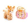The Petting Zoo Giraffe Stuffed Animal Plushie and Purse Set, Gifts for Kids, Wildlife Animal Toy, Spotted Giraffe Plush Toy and Purse Pet Carrier