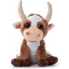 The Petting Zoo Longhorn Stuffed Animal, Gifts for Kids, Bright Eye Zoo Animals, Longhorn Plush Toy 7 inches(7 inches)
